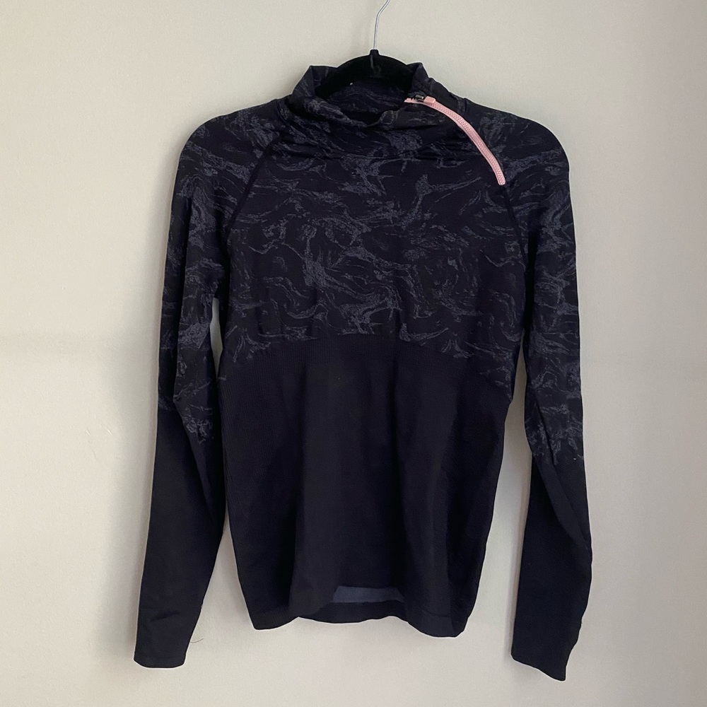 Fabletics Exercise Jacket in Pink & Marble